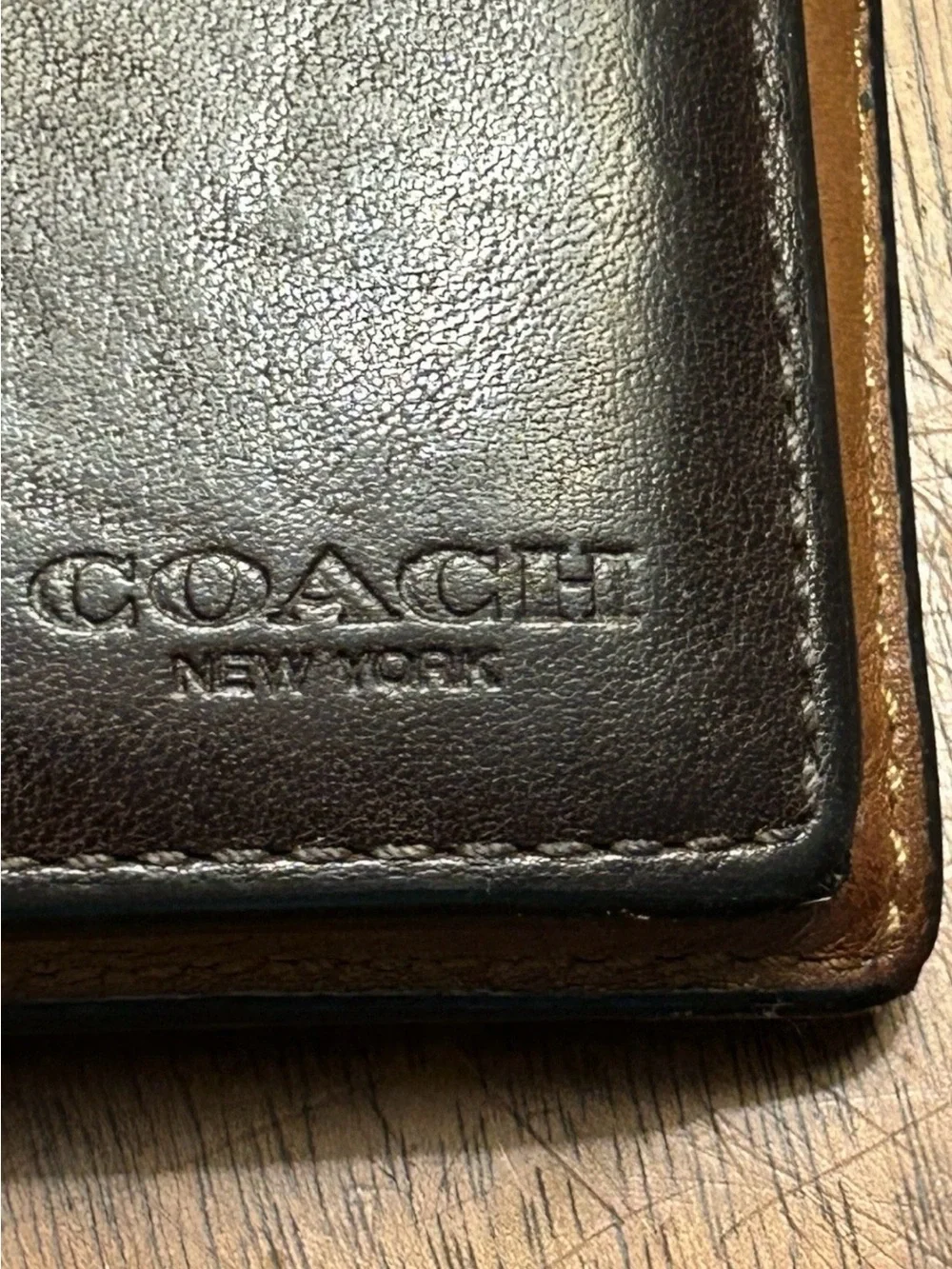 Coach Brown Bifold Wallet